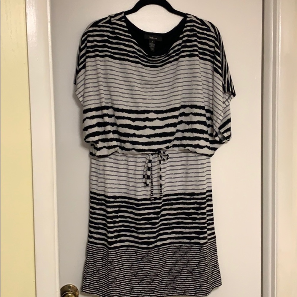 Black and White Dress